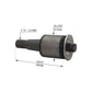Fortpro Torque Arm Bush Compatible with Hendrickson 340, 520 Series Suspensions Replaces 46737-000L | F184225