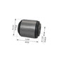 Fortpro Torque Rod Bush Compatible with Navistar-International Special Tractors with 5th Wheel Side Rail Suspension Replaces 1693069C1 | F184248