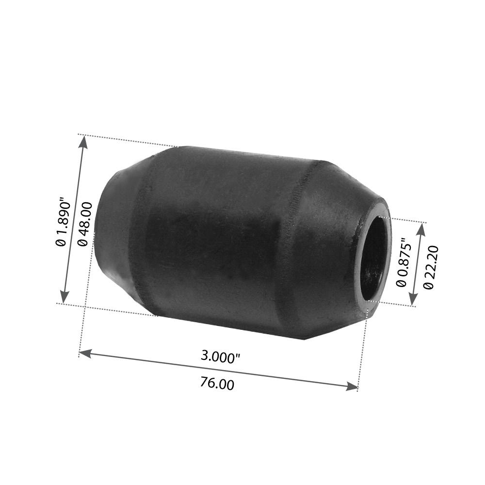 3” Torque Rod Bushing For Freightliner FH36, FH40 - (1394501)
