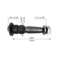 Fortpro Rear Torque Rod Bush Replacement for Hendrickson 64697-000 | F184235