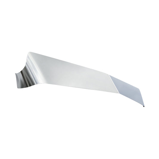 Freightliner Classic. Visor Bowtie 13” To 8.5” SS Plain FLat Top Mirror Bracket On Cabin