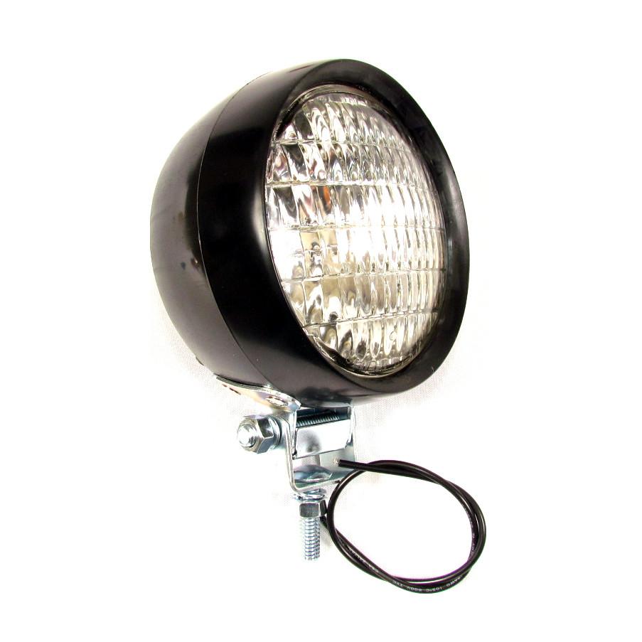 Fortpro 4 3/4" Round Work Light Lamp with Clear Lens and Rubber Housing | F235269